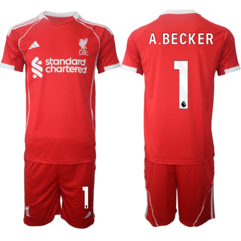Men 2025-2026 Season Club Liverpool home red 1 Soccer Jersey